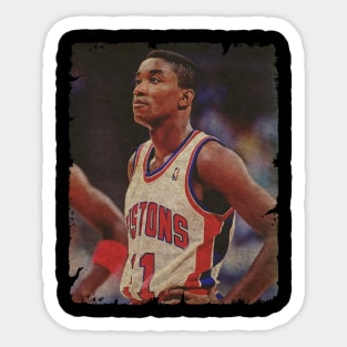 Isiah Thomas in Pistons Sticker